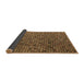 Sideview of Abstract Brown Modern Rug, abs4541brn