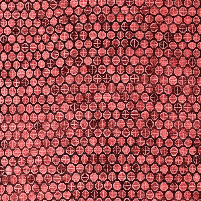 Machine Washable Abstract Red Modern Rug, wshabs4541red