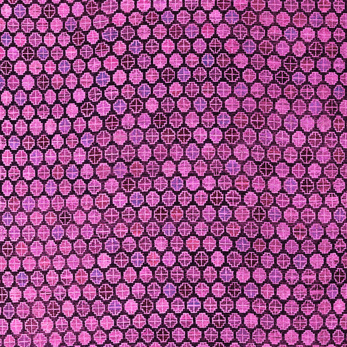 Machine Washable Abstract Pink Modern Rug, wshabs4541pnk