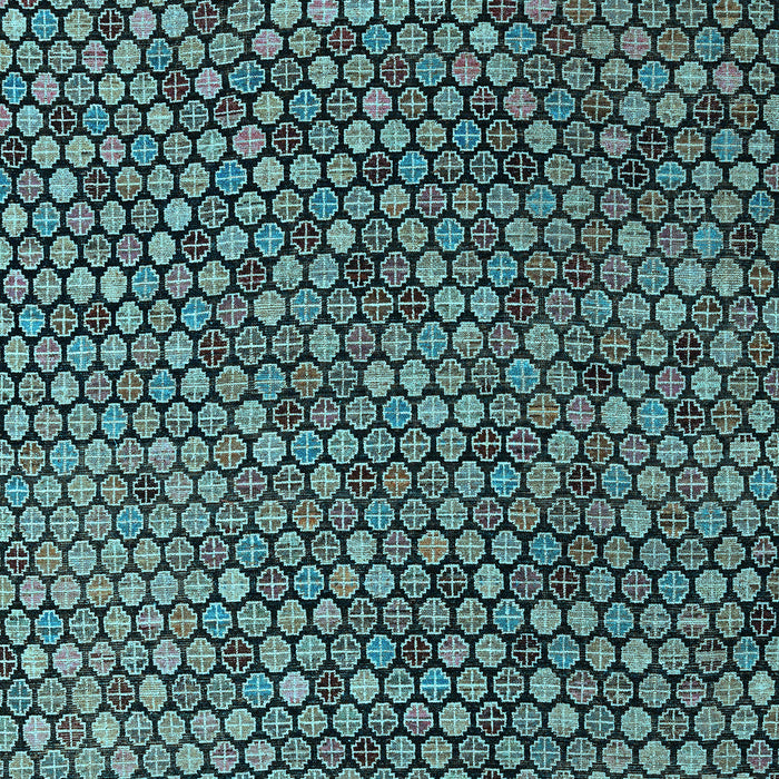 Machine Washable Abstract Light Blue Modern Rug, wshabs4541lblu