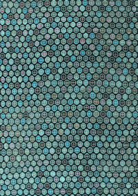 Abstract Light Blue Modern Rug, abs4541lblu