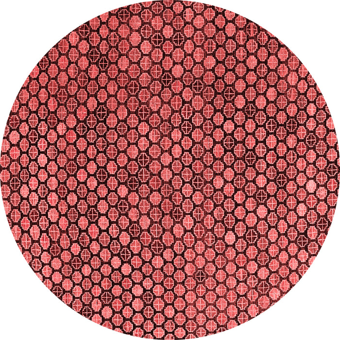 Machine Washable Abstract Red Modern Rug, wshabs4541red