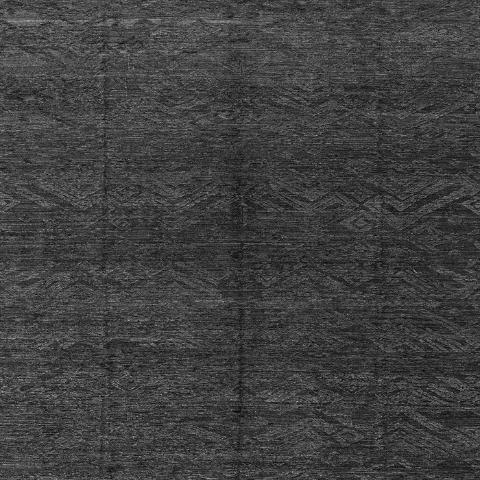Square Machine Washable Abstract Gray Modern Rug, wshabs4542gry
