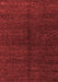 Abstract Red Modern Area Rugs