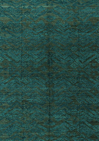 Abstract Turquoise Modern Rug, abs4542turq