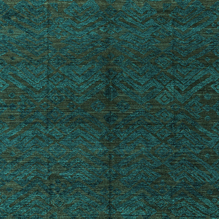 Abstract Turquoise Modern Rug, abs4542turq
