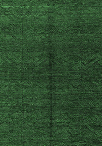 Abstract Emerald Green Modern Rug, abs4542emgrn