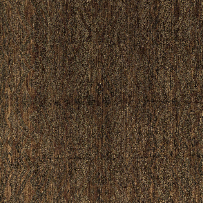 Square Machine Washable Abstract Brown Modern Rug, wshabs4542brn