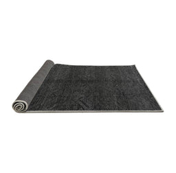 Sideview of Abstract Gray Modern Rug, abs4542gry