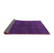 Sideview of Abstract Purple Modern Rug, abs4542pur