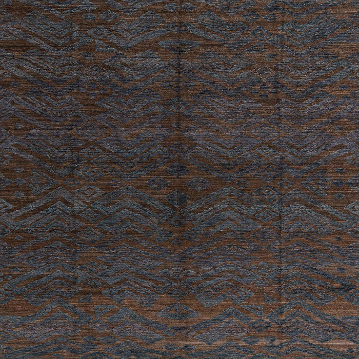 Square Machine Washable Abstract Gray Rug, wshabs4542