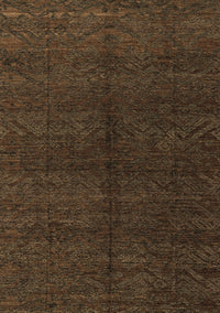 Abstract Brown Modern Rug, abs4542brn