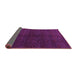 Sideview of Abstract Pink Modern Rug, abs4542pnk