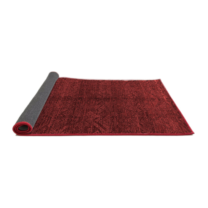 Abstract Red Modern Area Rugs