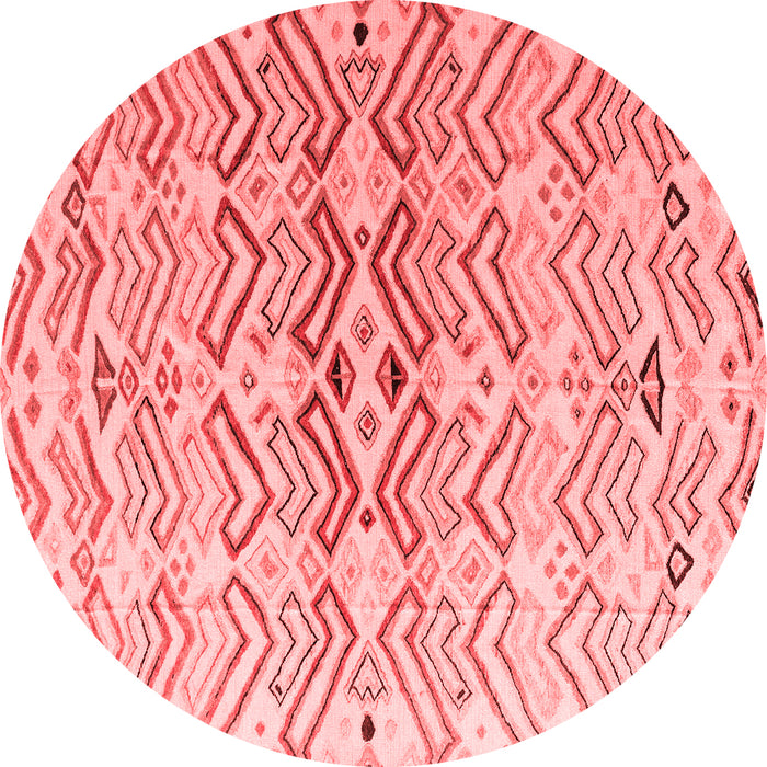 Machine Washable Abstract Red Modern Rug, wshabs4543red