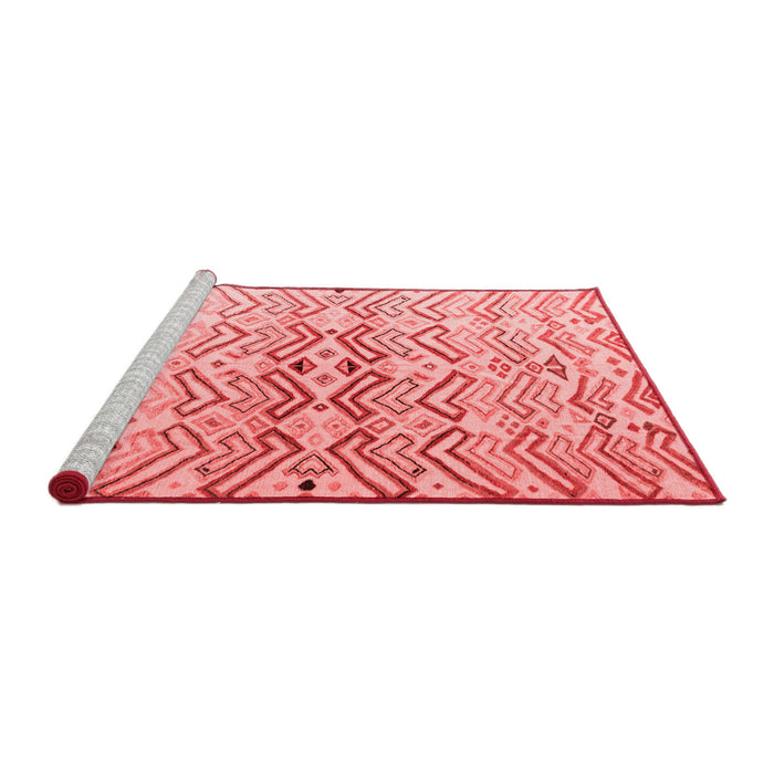 Modern Red Washable Rugs