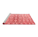 Modern Red Washable Rugs