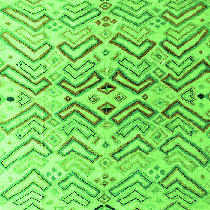 Abstract Green Modern Rug, abs4543grn