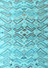 Abstract Light Blue Modern Rug, abs4543lblu