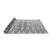 Sideview of Abstract Gray Modern Rug, abs4543gry