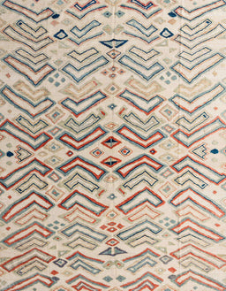 Abstract Dark Almond Brown Modern Rug, abs4543