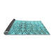 Sideview of Abstract Light Blue Modern Rug, abs4543lblu