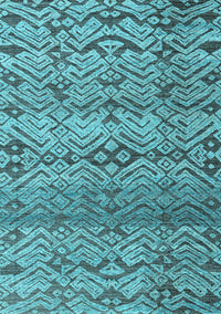 Abstract Light Blue Modern Rug, abs4544lblu