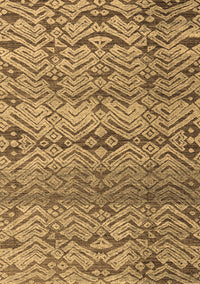 Abstract Brown Modern Rug, abs4544brn