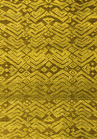 Abstract Yellow Modern Rug, abs4544yw