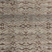 Square Abstract Coffee Brown Modern Rug, abs4544