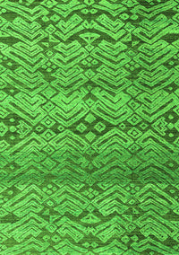 Abstract Green Modern Rug, abs4544grn