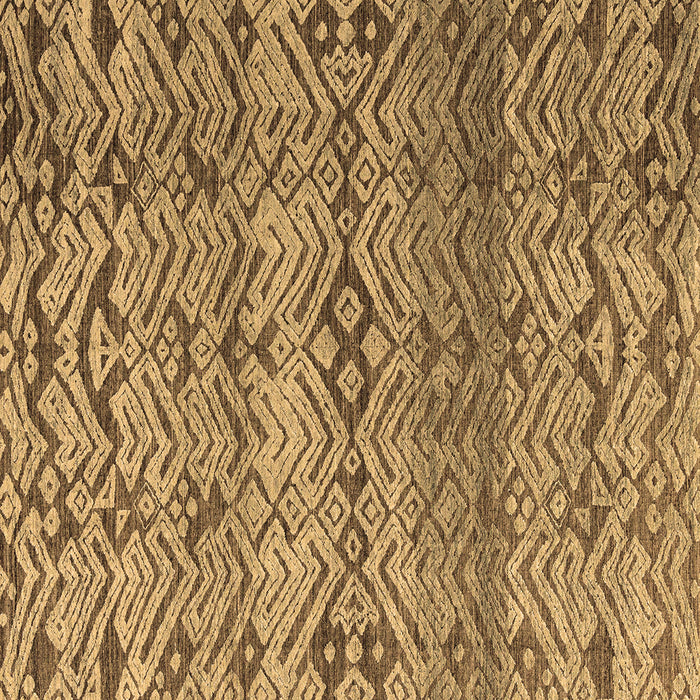 Square Abstract Brown Modern Rug, abs4544brn