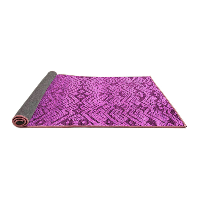 Sideview of Abstract Pink Modern Rug, abs4544pnk