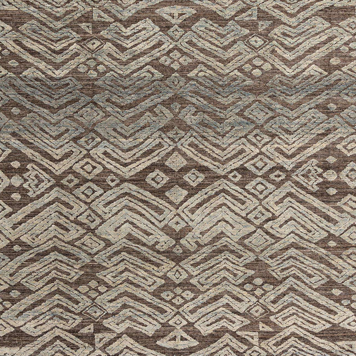 Machine Washable Abstract Coffee Brown Rug, wshabs4544