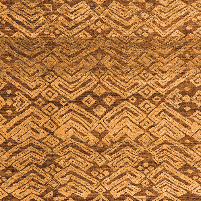 Machine Washable Abstract Orange Modern Area Rugs, wshabs4544org