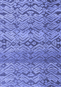 Abstract Blue Modern Rug, abs4544blu