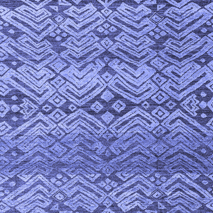 Abstract Blue Modern Rug, abs4544blu
