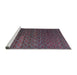 Sideview of Machine Washable Abstract French Lilac Purple Rug, wshabs4545