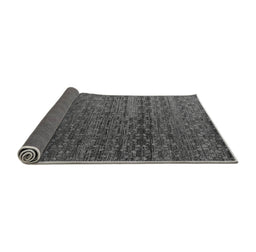 Sideview of Abstract Gray Modern Rug, abs4545gry