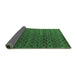 Sideview of Abstract Emerald Green Modern Rug, abs4545emgrn