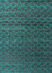 Abstract Turquoise Modern Rug, abs4545turq