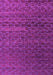 Machine Washable Abstract Pink Modern Rug, wshabs4545pnk