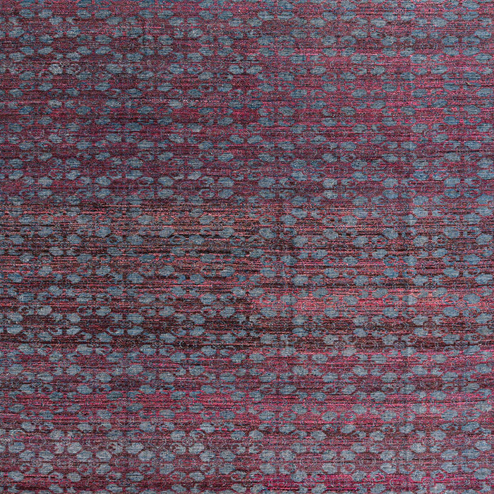 Square Abstract French Lilac Purple Modern Rug, abs4545