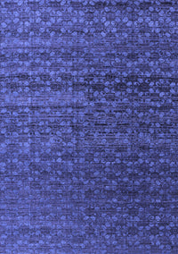 Abstract Blue Modern Rug, abs4545blu