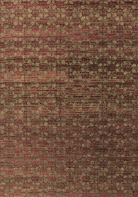 Abstract Brown Modern Rug, abs4545brn