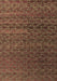 Abstract Brown Modern Rug, abs4545brn