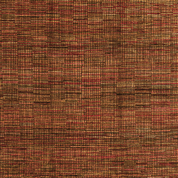 Square Abstract Orange Modern Rug, abs4546org