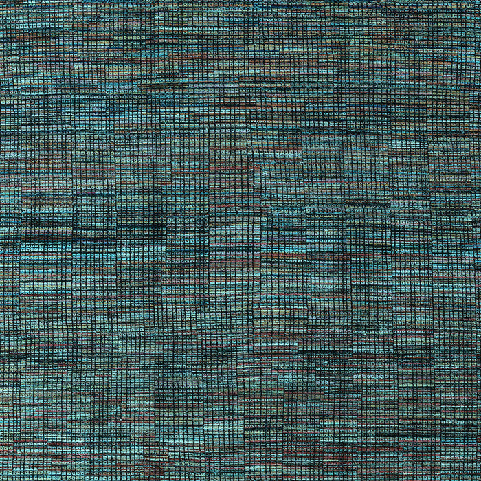 Square Machine Washable Abstract Light Blue Modern Rug, wshabs4546lblu