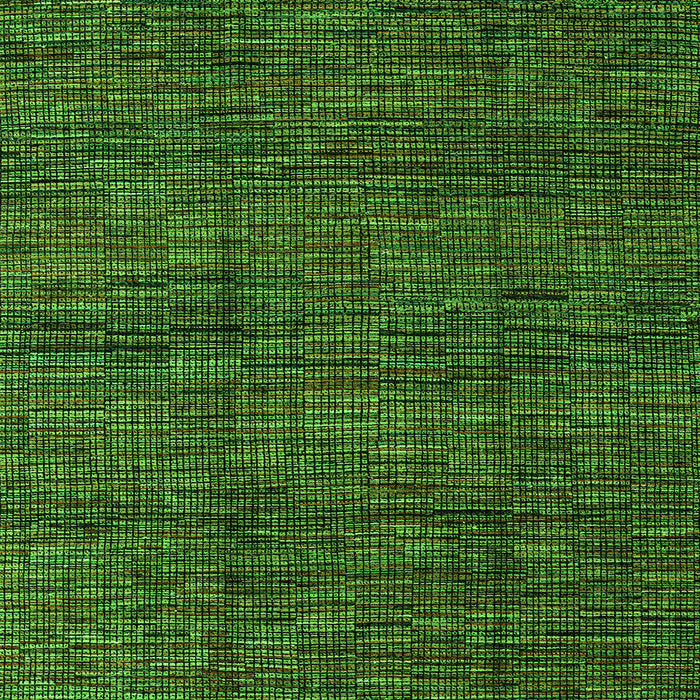 Square Abstract Green Modern Rug, abs4546grn