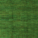 Square Abstract Green Modern Rug, abs4546grn